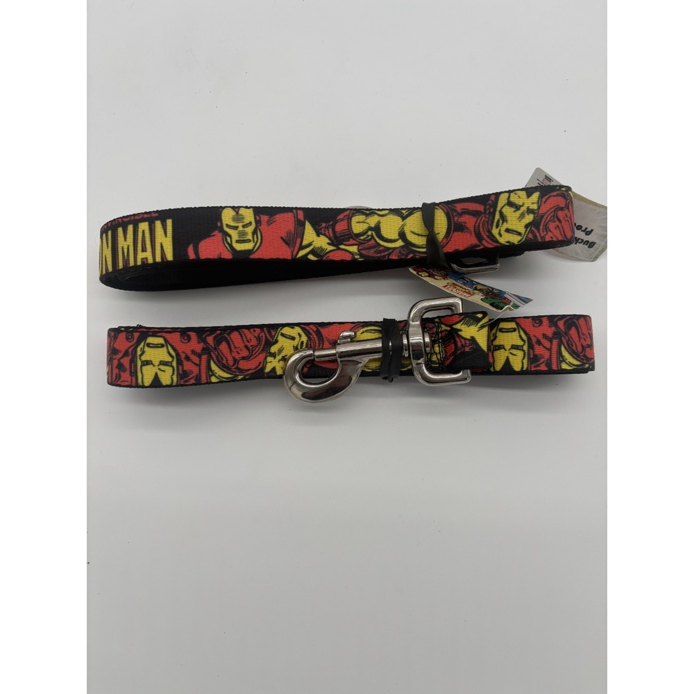 Buckle Down Marvel Iron Man Dog Leash
